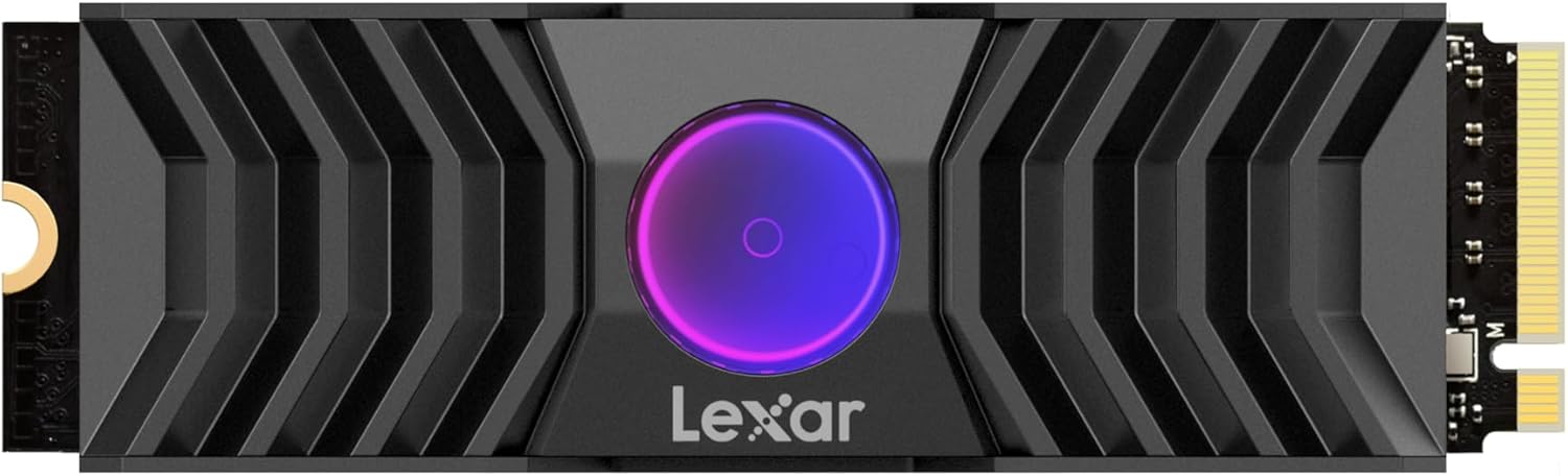 Lexar NM1090 2TB NVMe SSD Heatsink Gen5 Upto 1200Mb/s LNM1090002T-RNANG Lexar NM1090 2TB NVMe SSD Heatsink Gen5 Upto 1200Mb/s LNM1090002T-RNANG